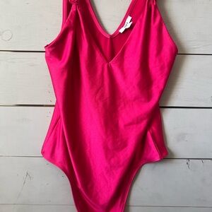 Bar III Hot Pink Women's Bodysuit